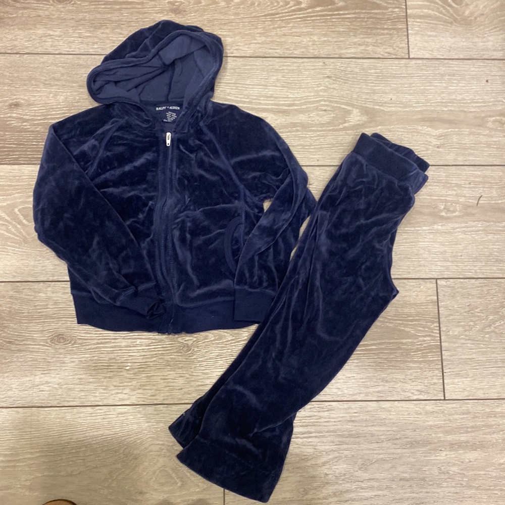 2 piece Ralph Lauren sweatsuit size 5